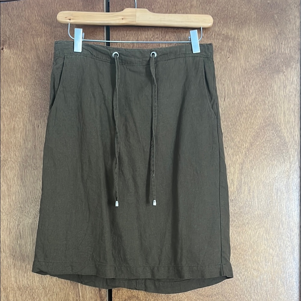 Olive Green Women's Skirt